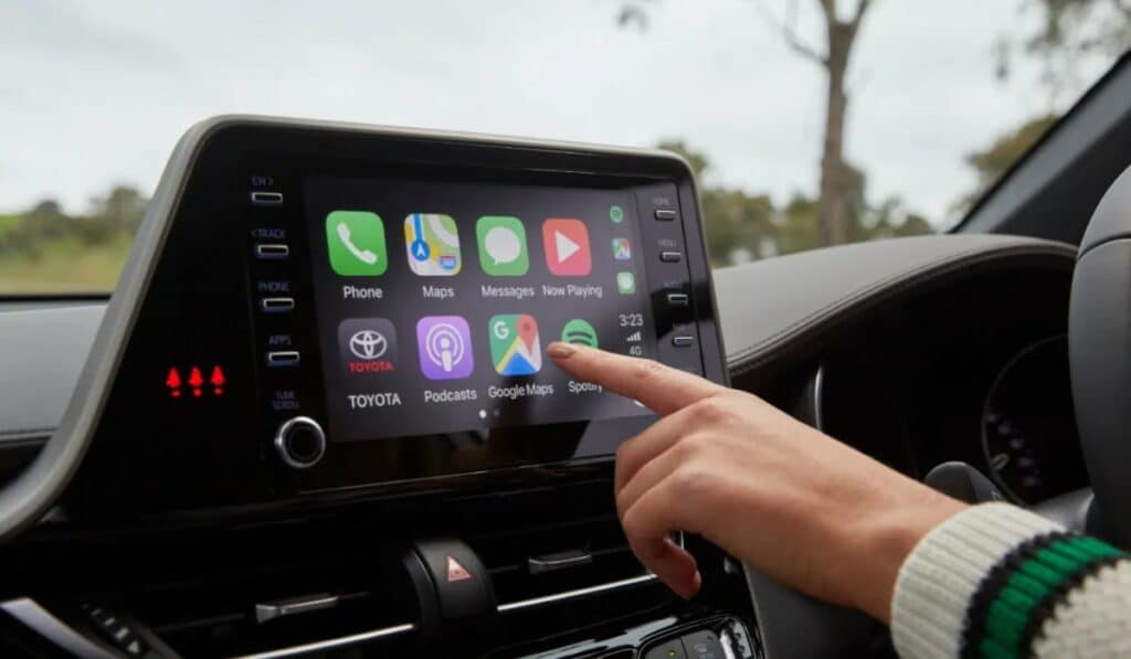 apple carplay scherm
